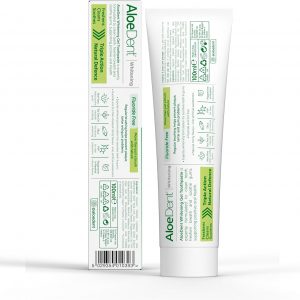 Aloe Dent Whitening Aloe Vera Toothpaste – Fluoride Free, Vegan, Cruelty-Free, SLS Free, Natural Whitening for Healthy Gums – 100ml - Image 4