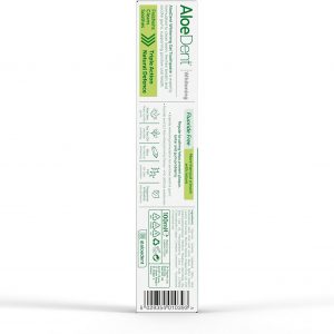 Aloe Dent Whitening Aloe Vera Toothpaste – Fluoride Free, Vegan, Cruelty-Free, SLS Free, Natural Whitening for Healthy Gums – 100ml - Image 5