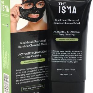 THE ISMA Charcoal Peel Off Face Mask – Blackhead Remover & Deep Cleanser – Purifying Black Mask for Pore Cleansing, Oil Control, Acne & Blackhead Removal – 60g - Image 7