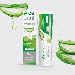 Aloe Dent Whitening Aloe Vera Toothpaste – Fluoride Free, Vegan, Cruelty-Free, SLS Free, Natural Whitening for Healthy Gums – 100ml - Image 8