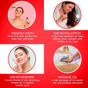 Kanzy Rosehip Oil for Face & Body – 100% Pure Organic Cold-Pressed Rose Hip Oil, 120ml – Vegan, Cruelty-Free, for Skin, Hair, Nails, Dryness, Scars, Fine Lines - Image 5