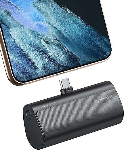 Mini Power Bank USB C 5000mAh,20W PD 18W QC USB C Battery Pack Quick Charge Portable Charger Compatible with USB C Phones Samsung Huawei,Pixel,LG,HTC,Moto,OnePlus,Xiaomi and More